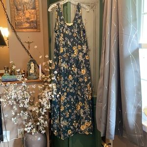Vintage mid 1990’s maxi dress sz 11/12